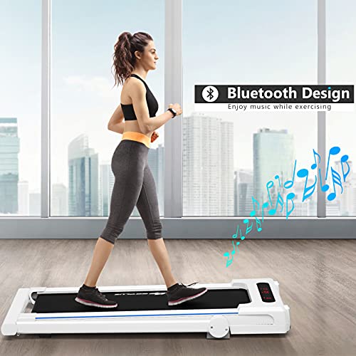 3-in-1 Folding Electric Treadmill with Large Desk R6941