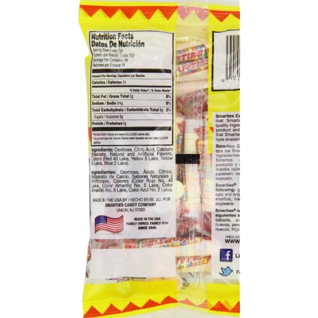 Smarties Candy Rolls, 5 Ounce (Pack Of 12) B549