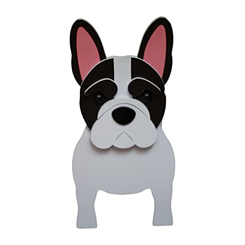 White Small French Bulldog Planter L4814