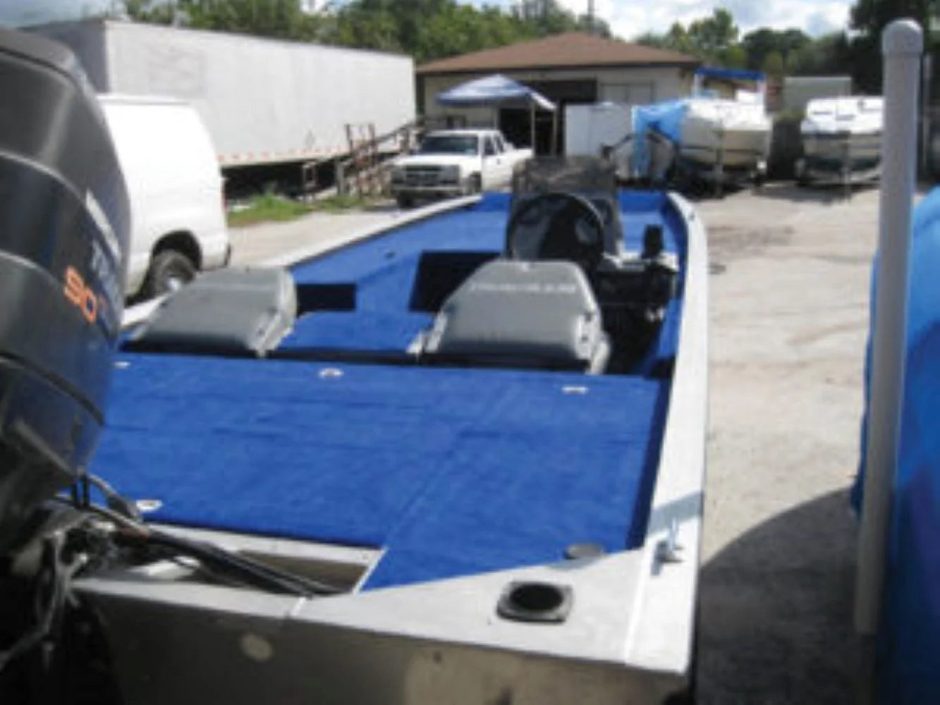 20 oz Royal Blue Boat Carpet 8' Wide x 25' Long D140