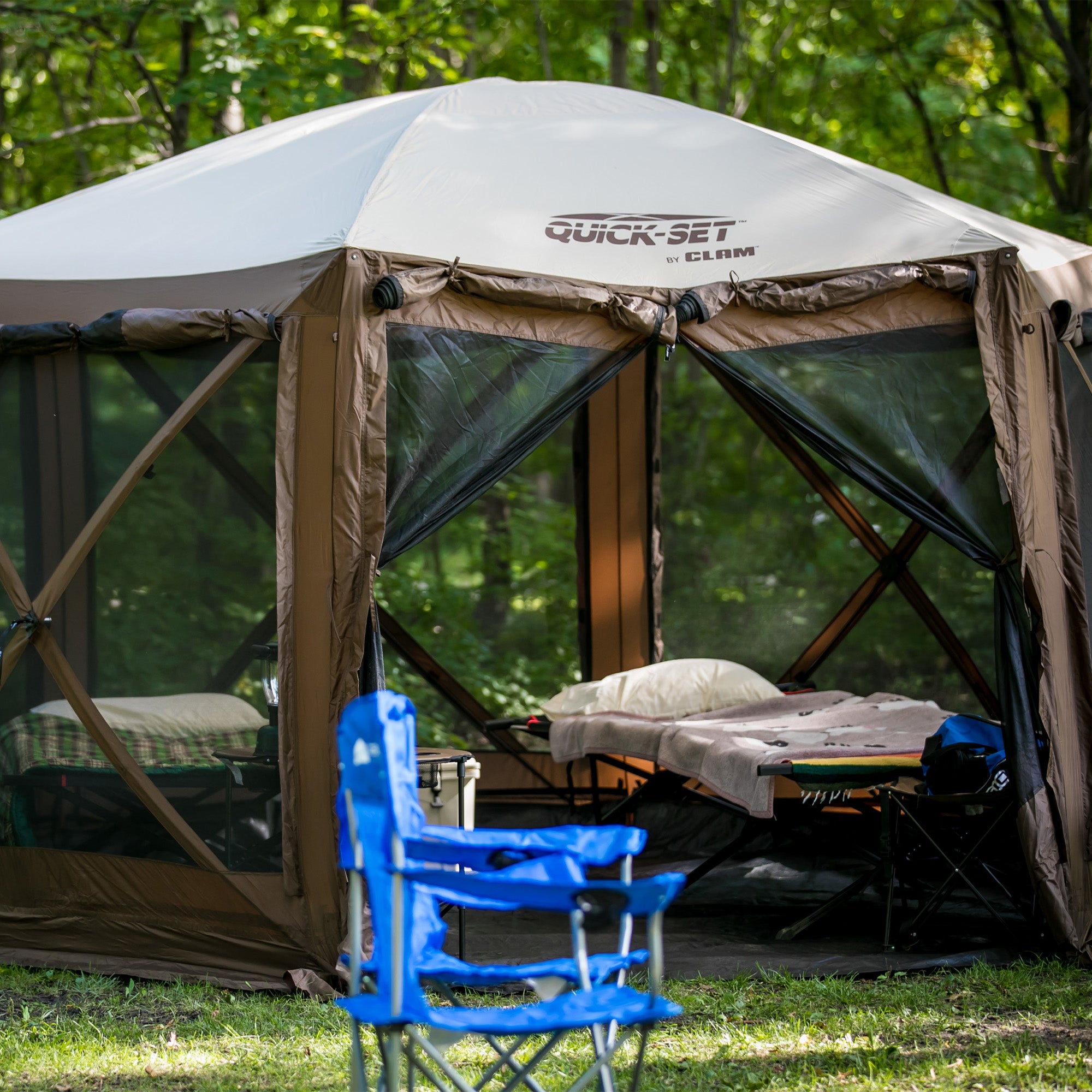 12.5' Portable Outdoor Gazebo Canopy Tent with Floor Tarp C276