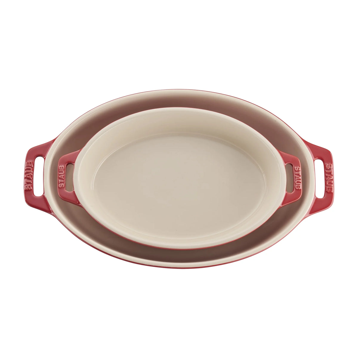 2-pc Oval Ceramic Baking Dish Set Q632