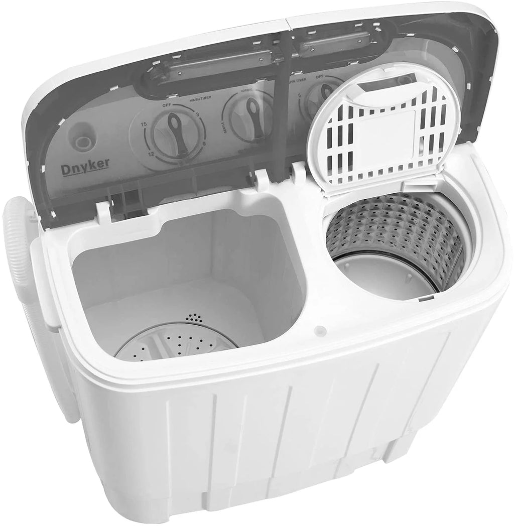 White Twin Tub Portable 16.5 lbs. Washing Machine and Dryer Combo G7310
