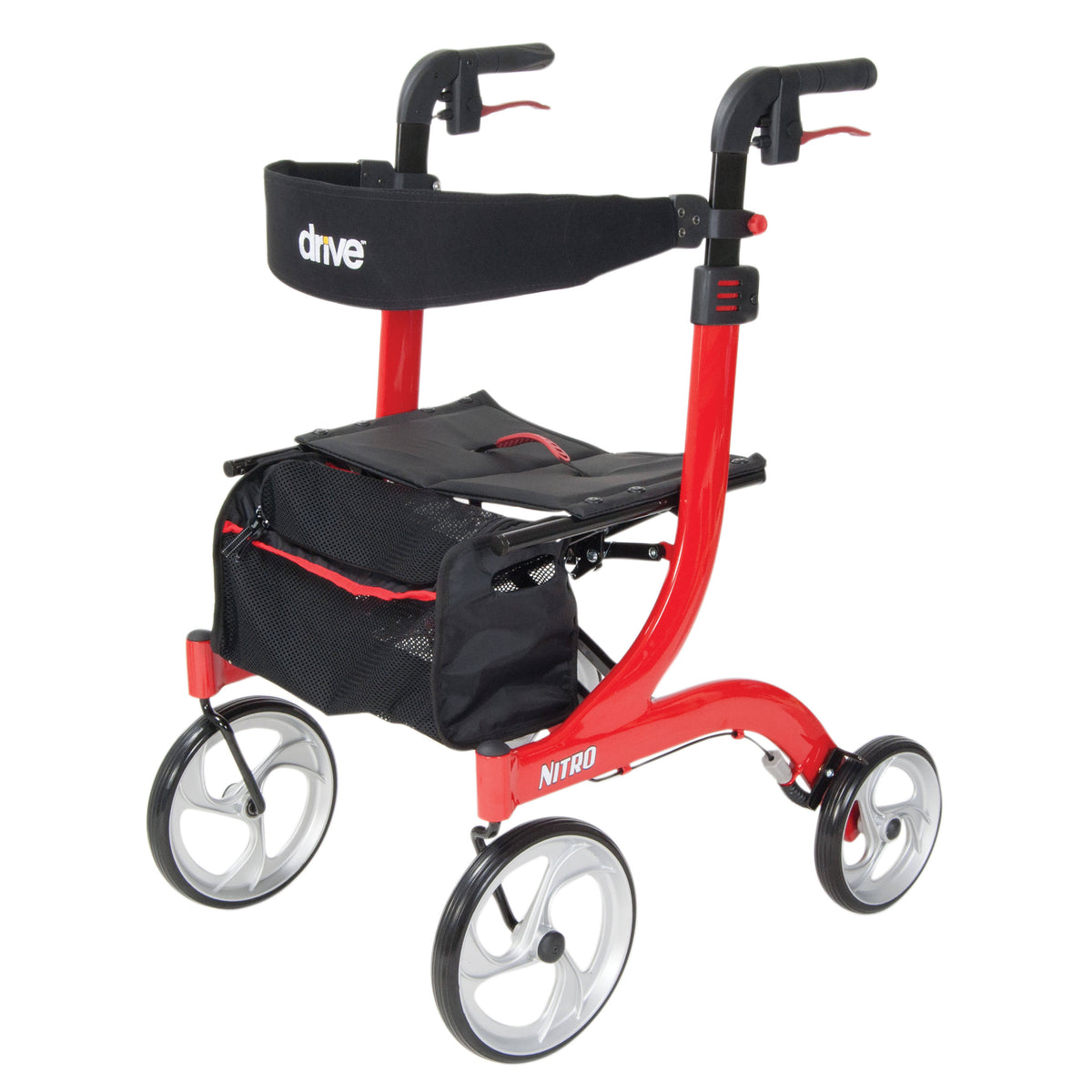 Red Rollator Walker L2448