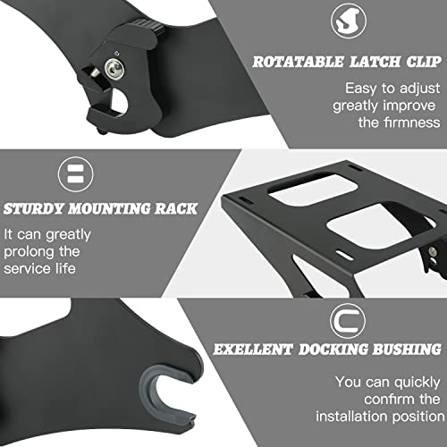 Black Detachable Luggage Rack D9299