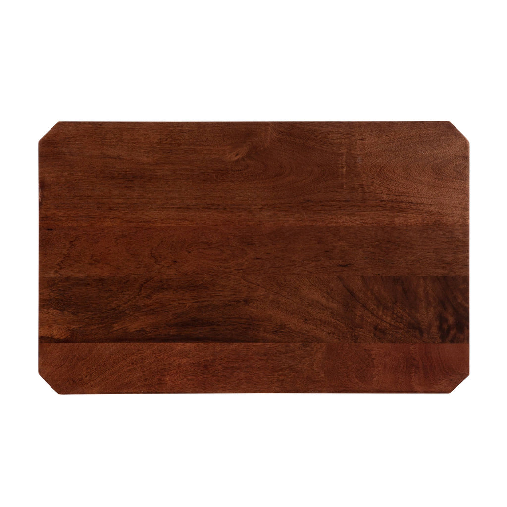 Walnut Brown Wood Side Table X59277