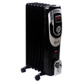 3-Setting 1,500-Max 7-Fin Portable Oil-Filled Radiator Heater with Digital Display F287617