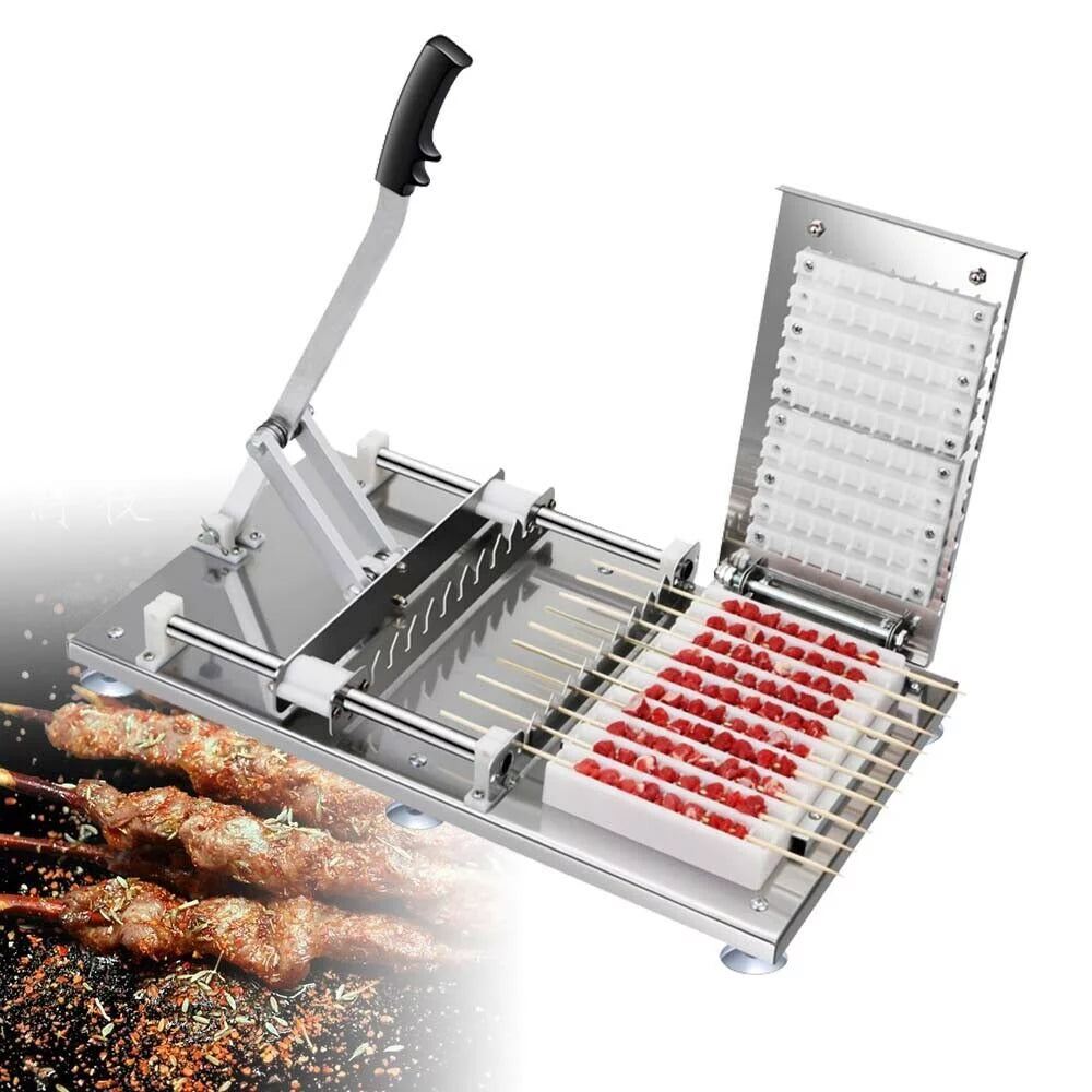 Manual Meat Skewer 10 Strings BBQ Tool T11004