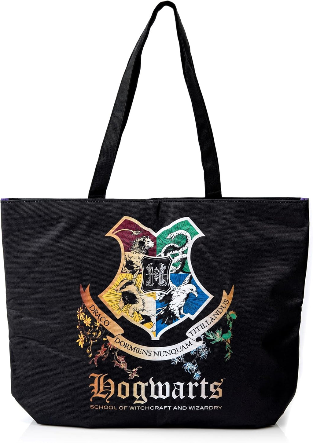 Harry Potter Hogwarts Tote Bag with Padded Laptop Sleeve Q842