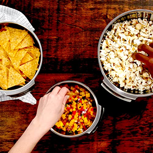 Stainless Steel Mixing Bowls Set 1.5, 3, 5 Quart Y907