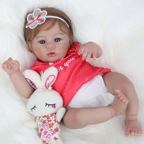 18 Inch Lifelike Reborn Baby Doll with Soft Weighted Body N523