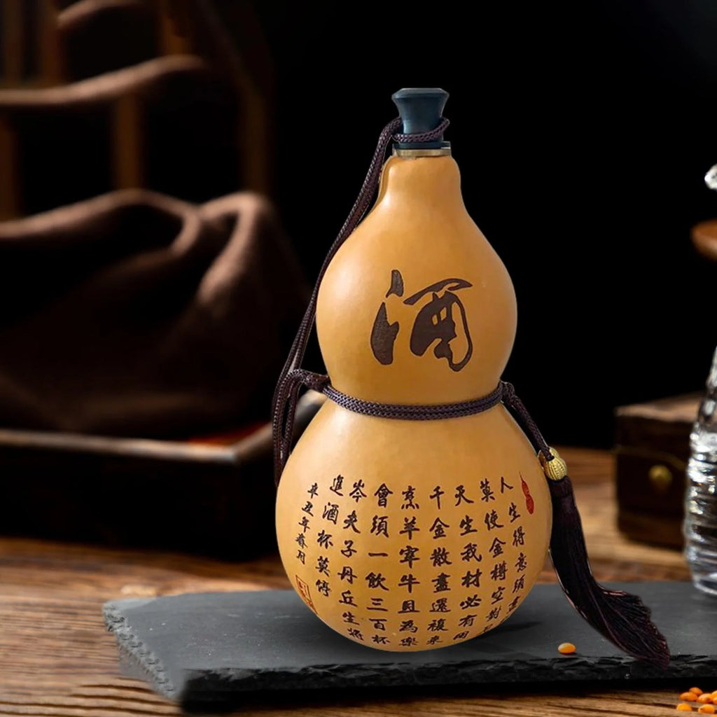Portable Gourd Water Bottle Calabash Kettle Teapot W175800