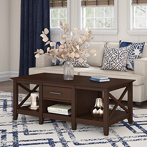 Aged Bronze Coffee Table with Storage V978465