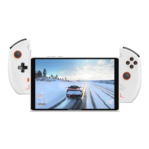 White 2K 8.4" IPS Touchscreen Handheld Console PC with AMD Ryzen 8840U 32GB RAM 1TB SSD V17166