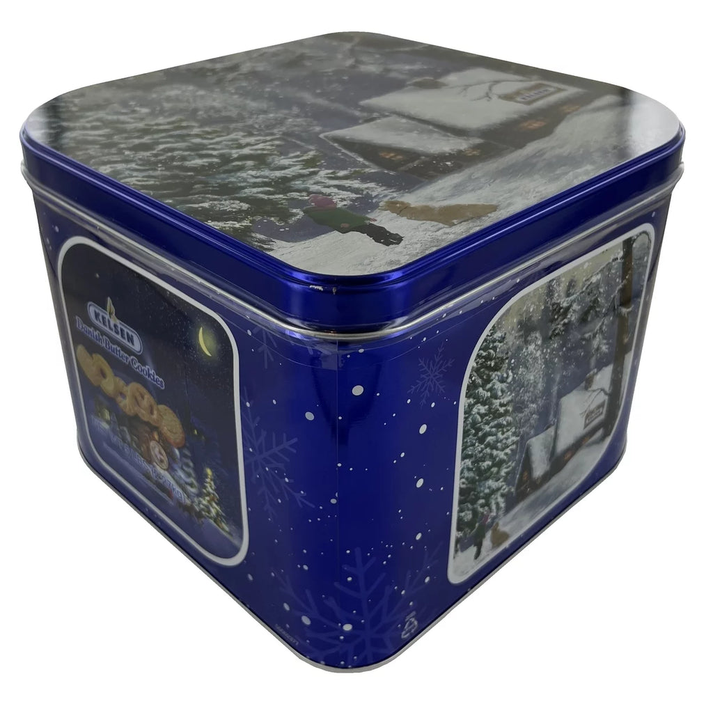 80 Ounce Danish Butter Cookies in Decorative Holiday Tin D537