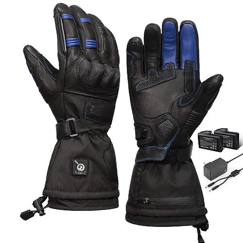 Professional Heated Motorcycle Gloves with 12V Charging Cord Z668