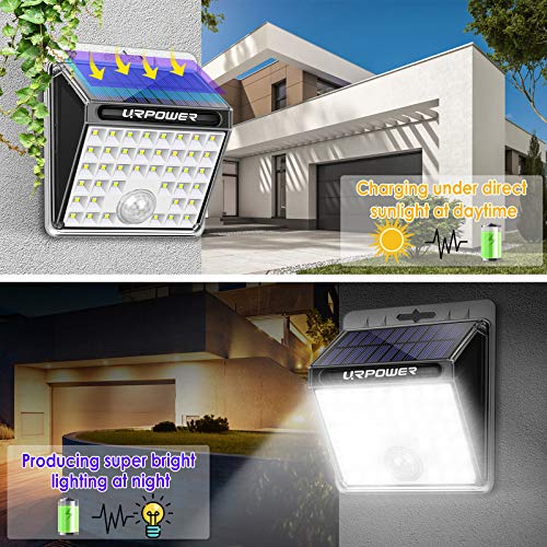 78 LED Solar Motion Sensor Security Light, 4 Pack X49916