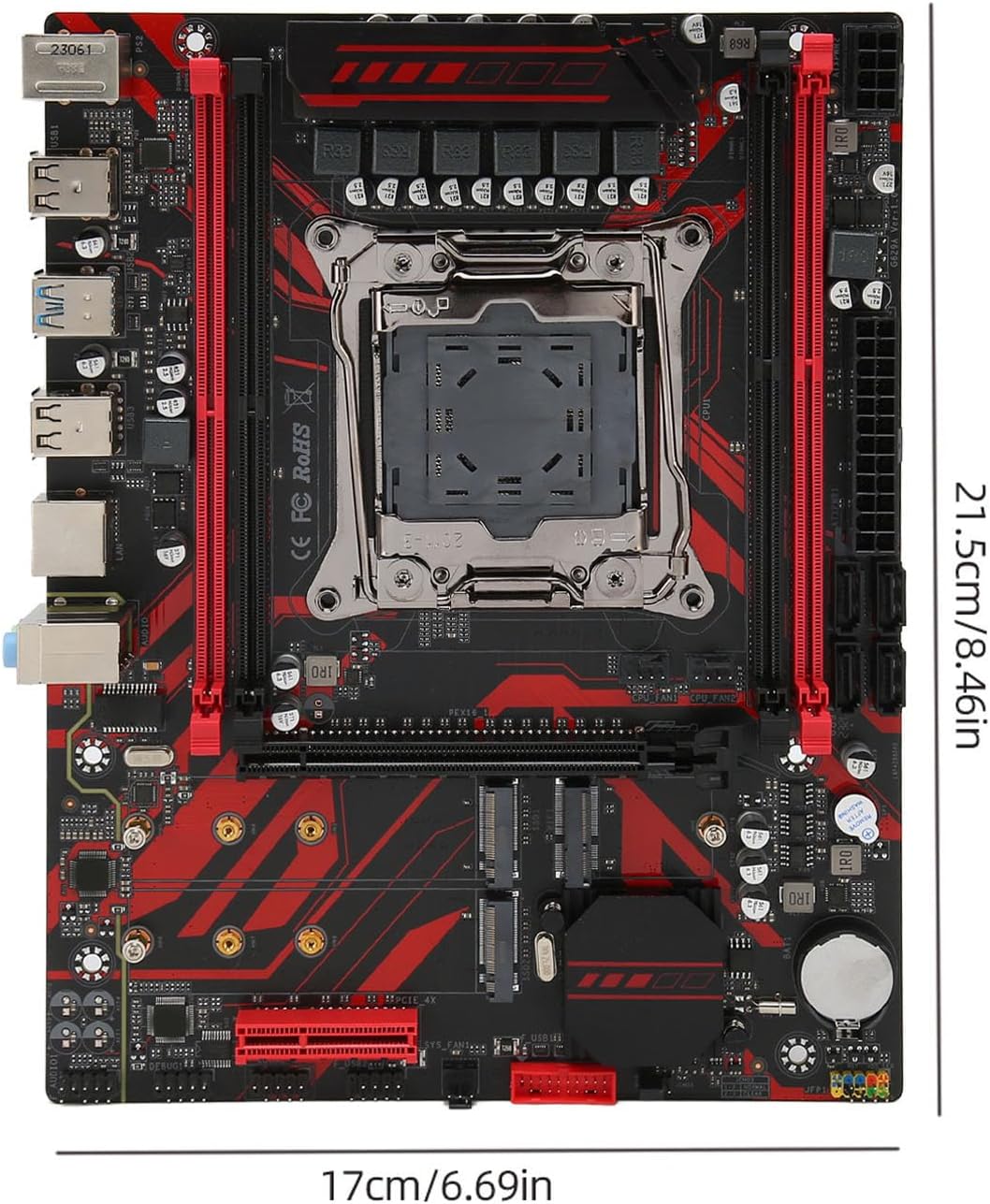 Micro ATX Motherboard with Dual M.2 Slots C518294