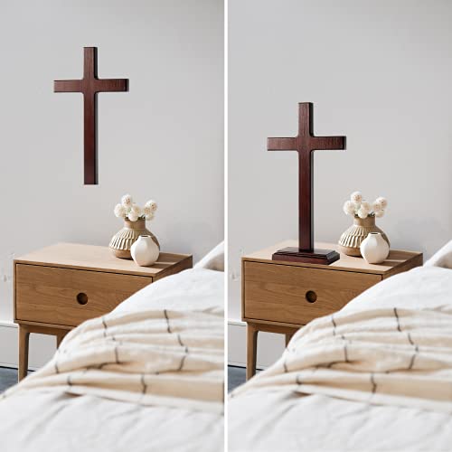 12.5 Inch Wooden Wall Cross C4068