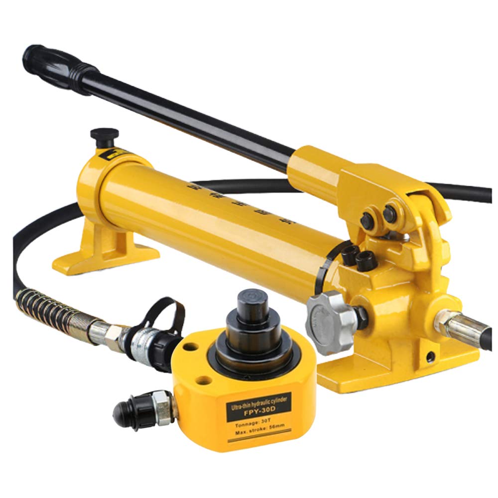 50 ton Low Profile Hydraulic Jack Cylinder with Hand Pump U805