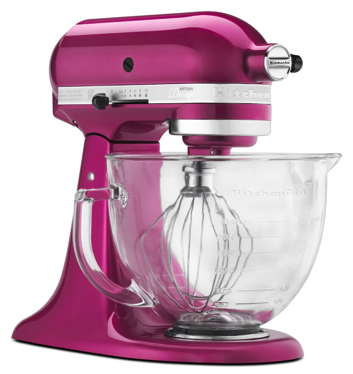 5 Quart Tilt-Head Stand Mixer with Glass Bowl Z6253