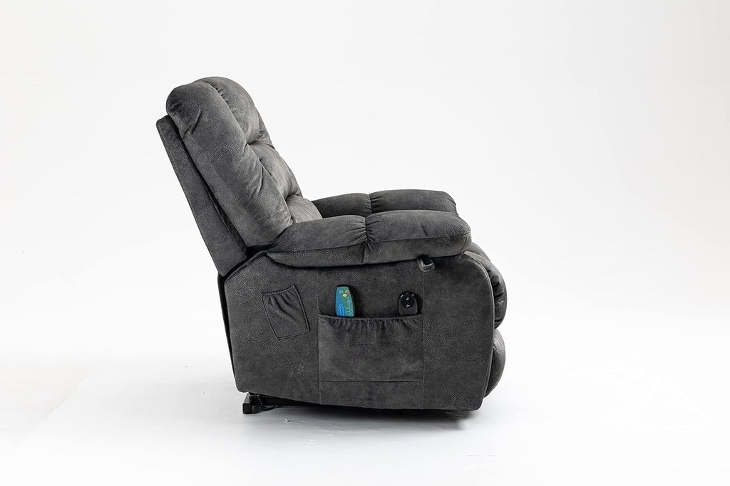 Oversized Dual Motor Lift Recliner with Heat and Massage K846979