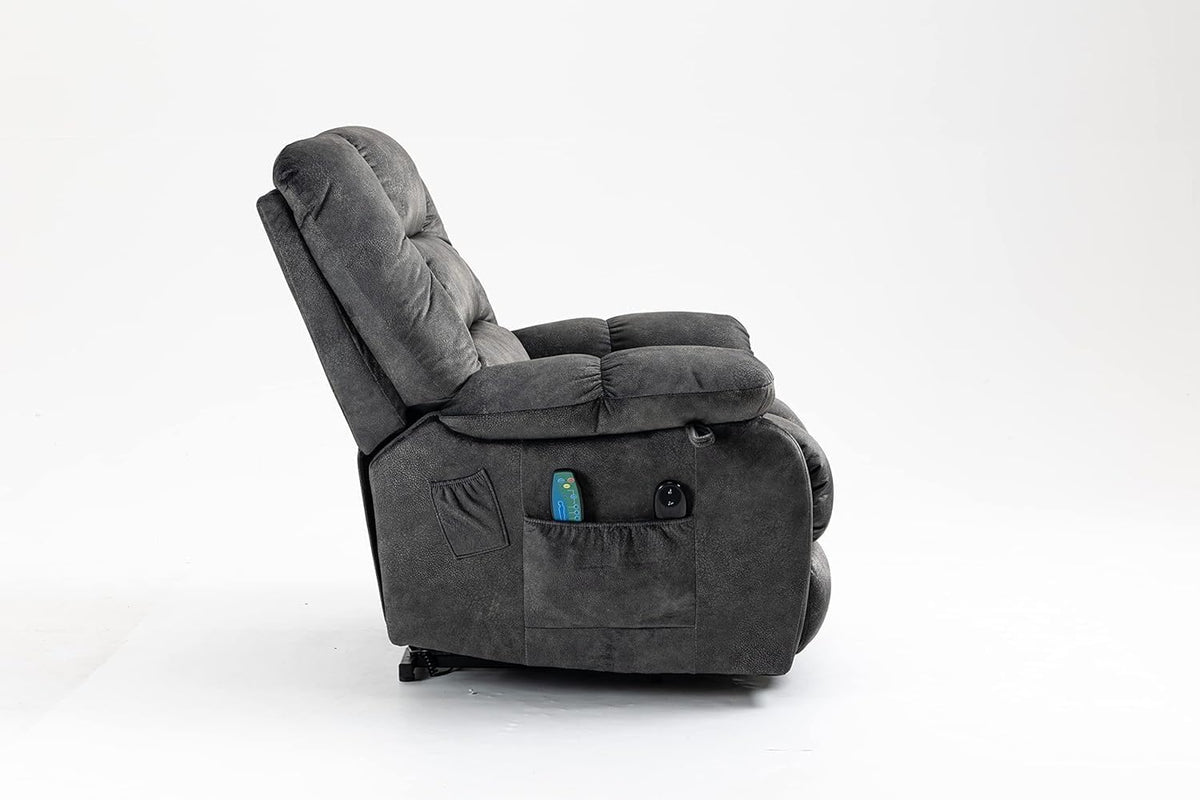 Oversized Dual Motor Lift Recliner with Heat and Massage K846979