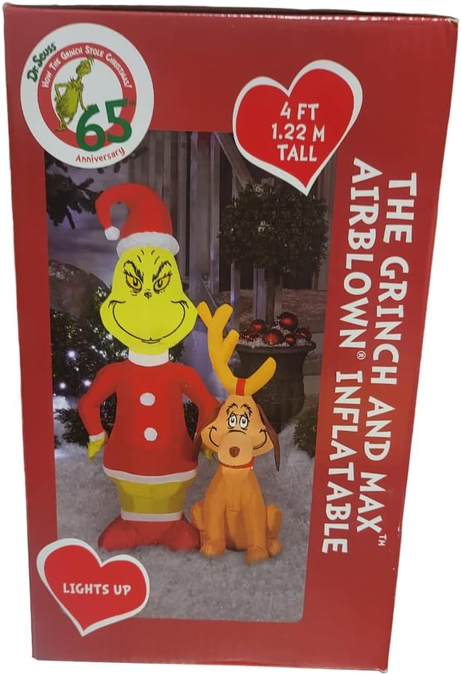 4ft Tall Christmas Inflatable Decoration B88963