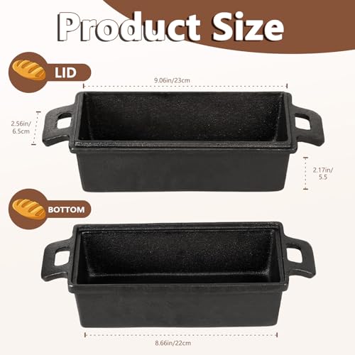 Cast Iron Loaf Pan with Lid Y5172