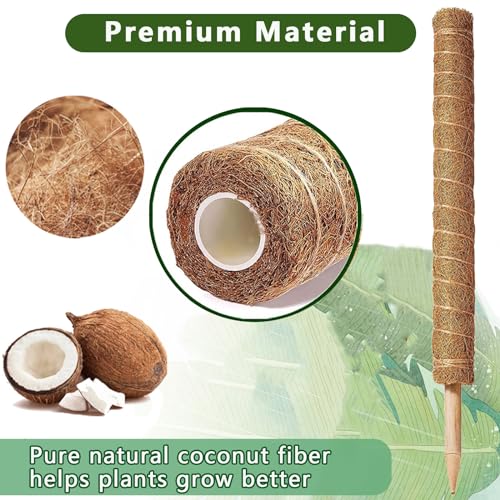 Moss Pole -2 Pack 17 Inch Plant Support Stakes M609