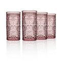 14 oz Pink Set of 4 Highballs Glasses A50806