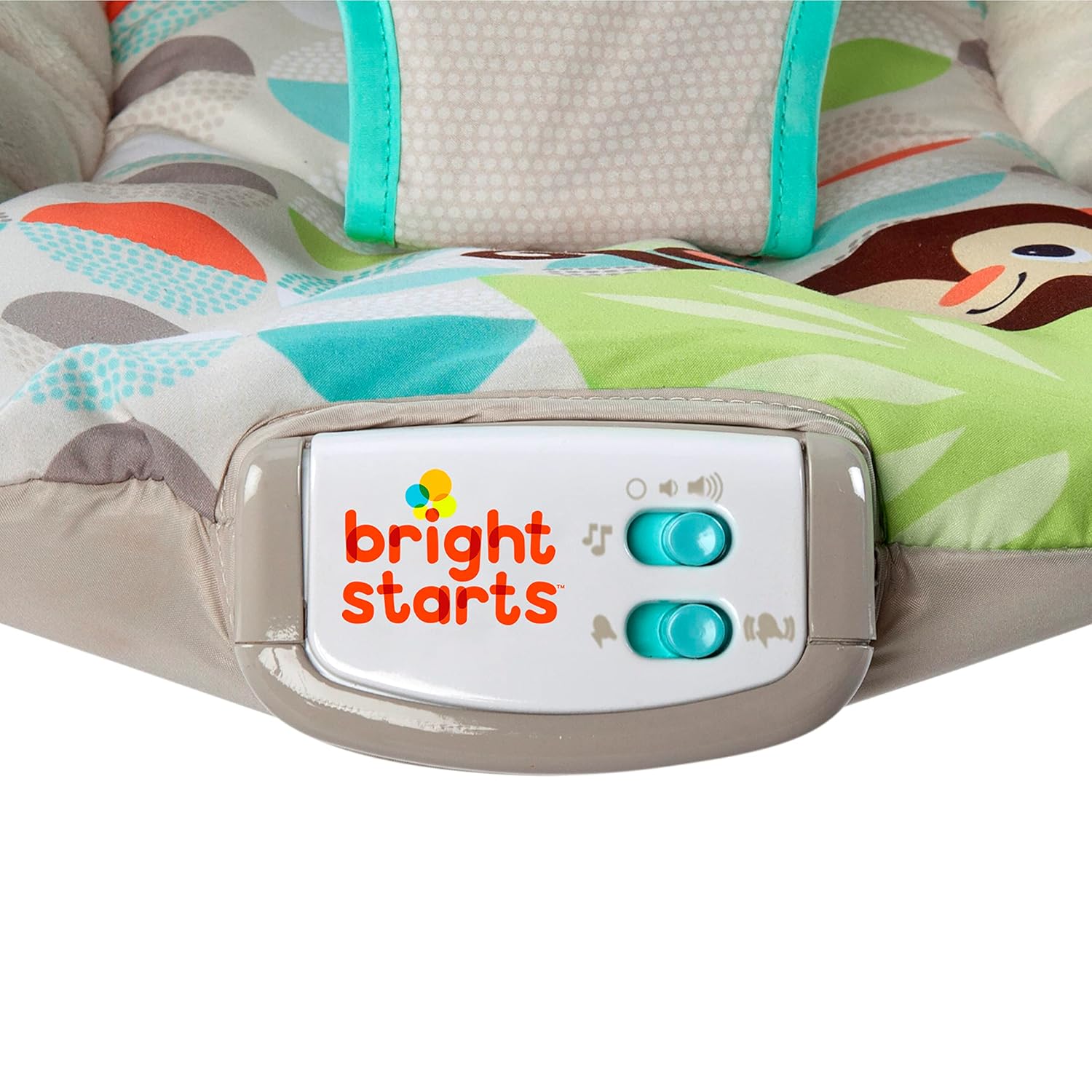 Baby Bouncer Infant Seat with Vibrations, Music, Removable Toy Bar J5007
