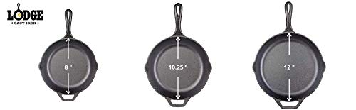 12 inch Seasoned Cast Iron Skillet with Silicone Hot Handle Holder I41897