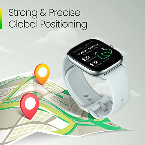 Black Smart Watch with GPS, Heart Rate Monitor, 15-Day Battery Life I20721