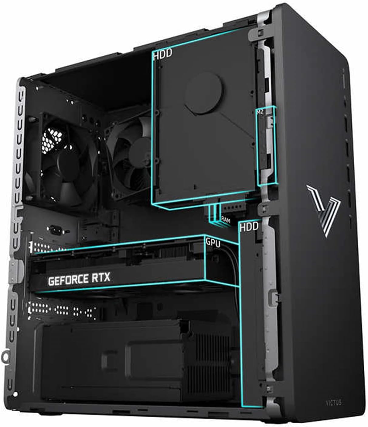 AMD Ryzen 7 5700G 32GB DDR4 RAM 1TB SSD 2TB HDD AMD Radeon RX 6600XT Gaming Desktop H657