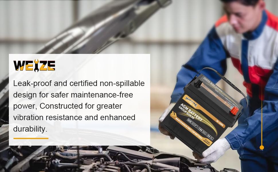 AGM Battery BCI Group 35 650CCA G919245