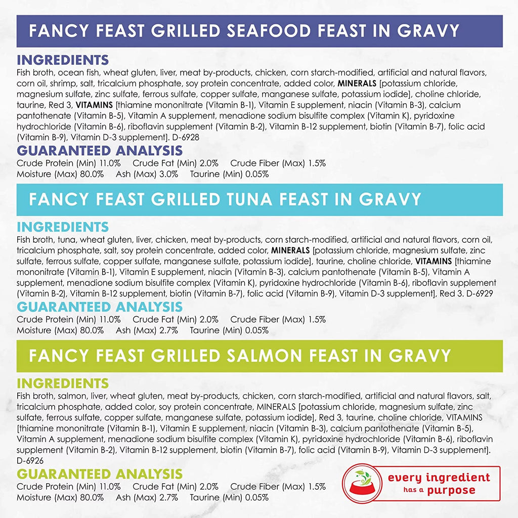 Grilled Seafood Collection Gourmet Wet Cat Food Variety Pack, 3 oz Cans R163470