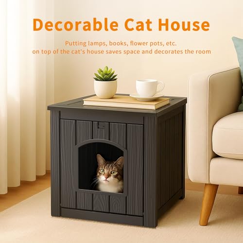 Weatherproof Resin Cat House F78530