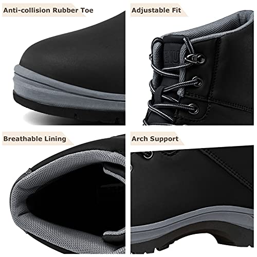 Mens Lightweight Water Resistant Mid Ankle Hiking Boots D110886
