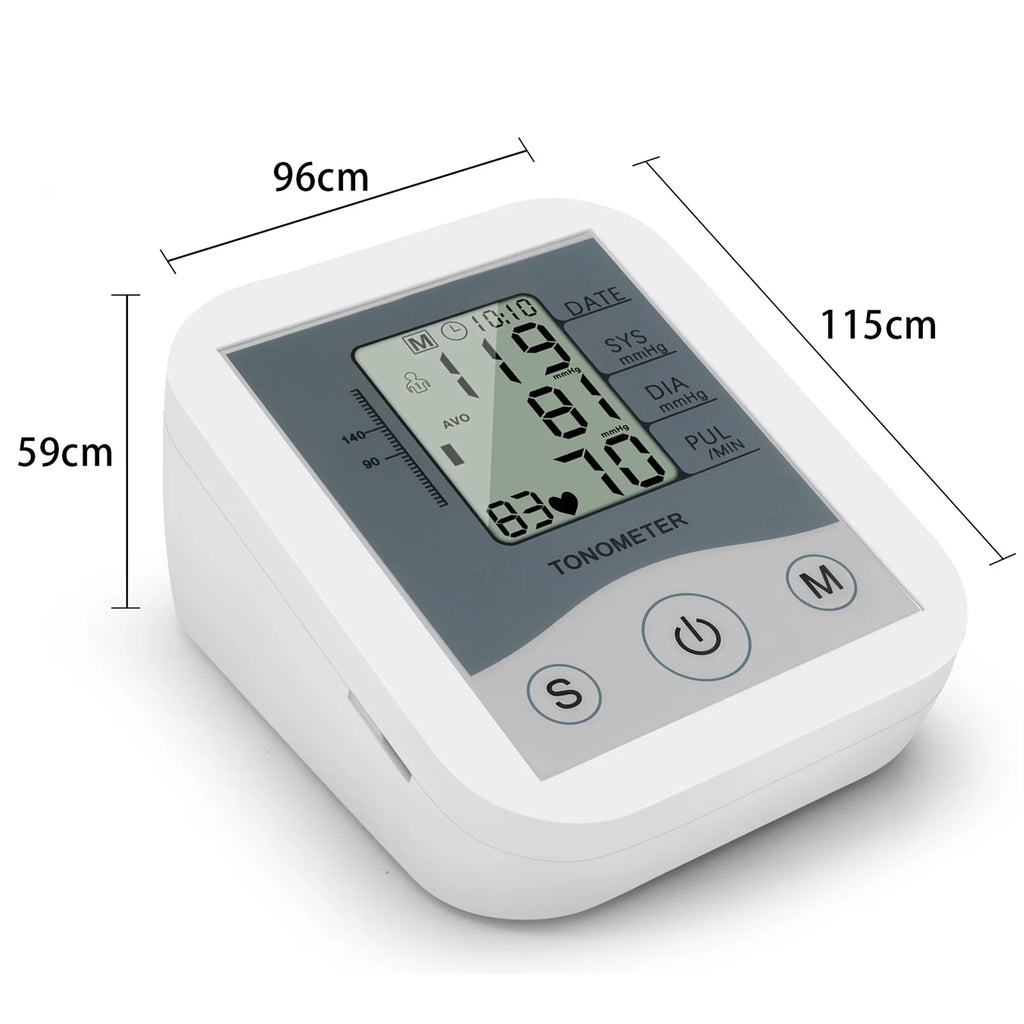 Arm Sphygmomanometer LCD Digital Display Pulse Scanning Oscillometry G345111