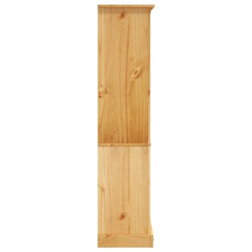 5-Tier Rustic Mexican Pinewood Bookcase R18155