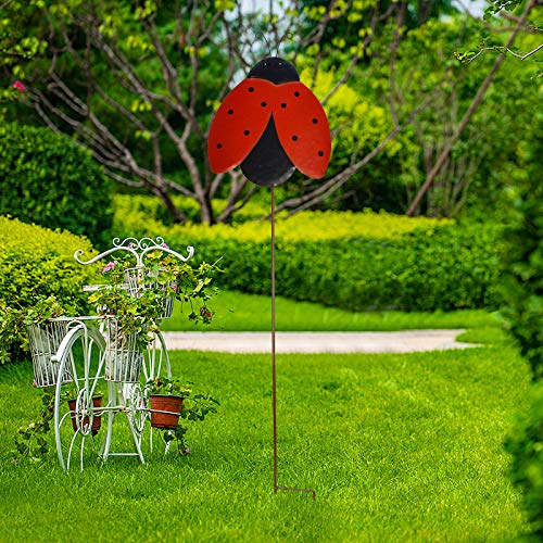 Blue Butterfly Metal Garden Stake D54068