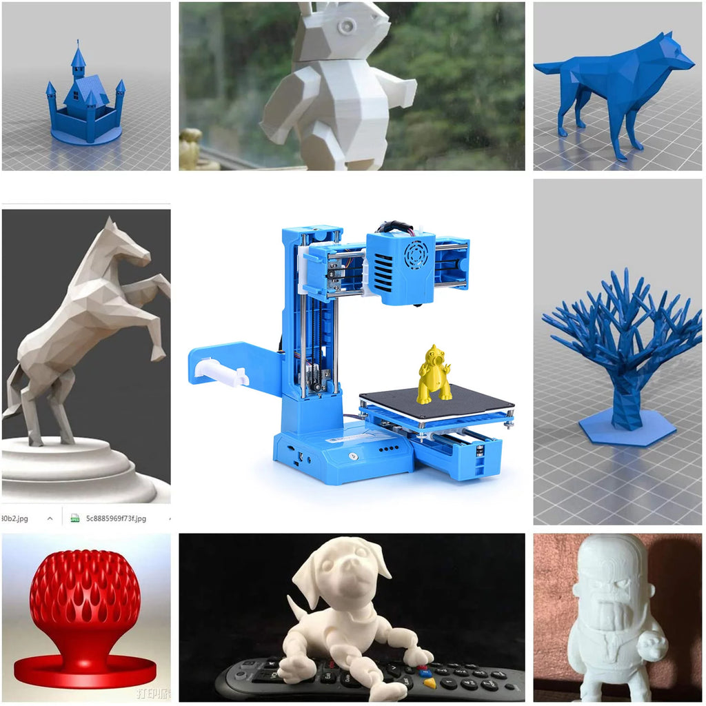 Mini 3D Printer, 100x100x100mm Print Size O748