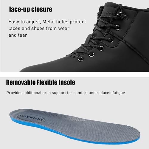 Mens Lightweight Water Resistant Mid Ankle Hiking Boots D110886