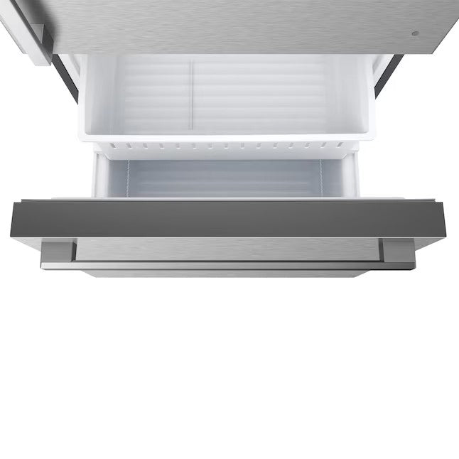 17.2-cu ft Counter-depth Bottom-Freezer Refrigerator (Fingerprint Resistant Stainless Steel) N81378