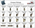 Large 20 Hole Metal Drawer Assortment (18”w x 12”d x 3”h) A9324