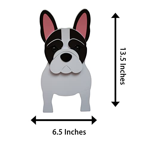 White Small French Bulldog Planter L4814