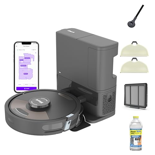 Dark Grey Robot Vacuum with HEPA Self Empty Base V5343