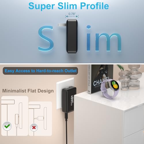 3 Pack Slim Flat Dual Port USB Wall Charger J7508