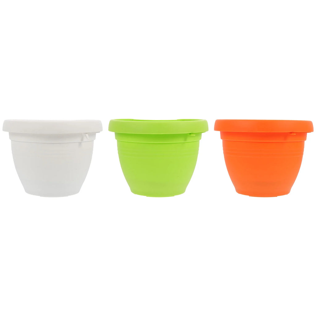 3 Pcs Drain Pipe Pot Flower Pots Hanging Basket Y3658